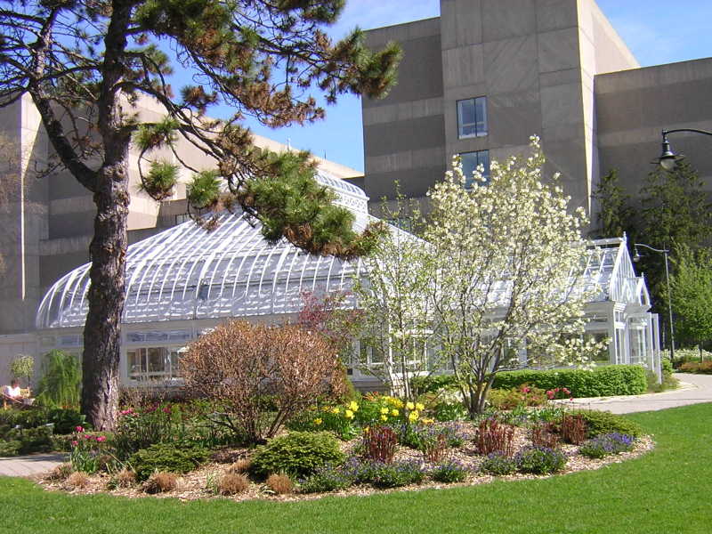 Glashaus vor UC