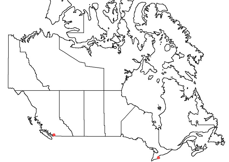 A map of Canada