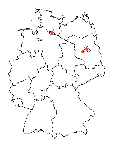 A map of Germany