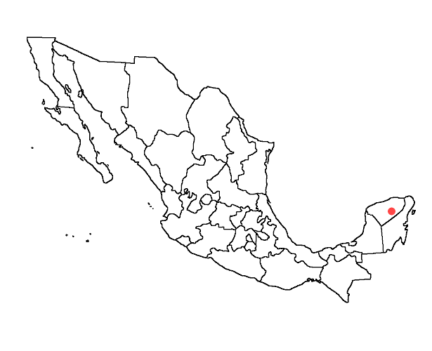 A map of Mexico