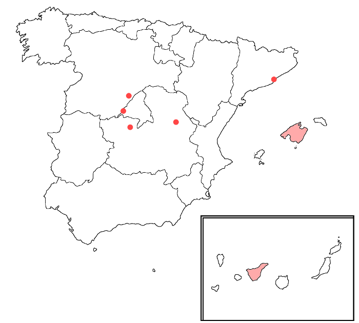 A map of Spain